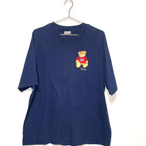 Vintage 90s HARRODS Knightsbridge Teddy Bear T-Shirt Souvenir